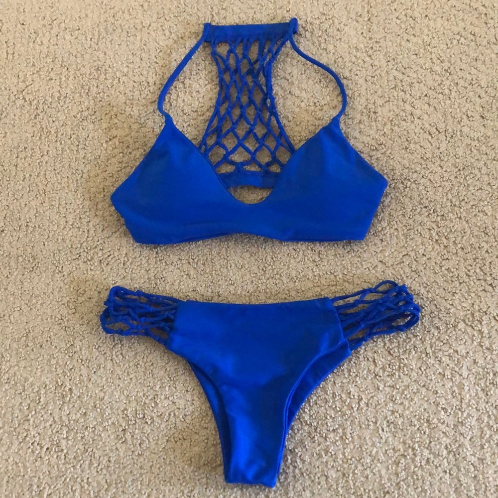 Zaful Royal Blue Bikini